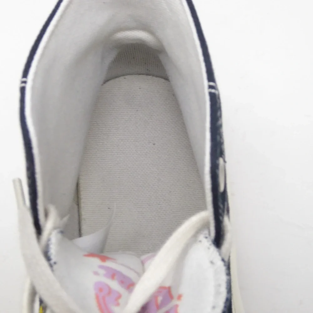 Converse Womens Run Star Hike High Top Black Floral Embroidered A02192C Size 10 - Picture 8 of 10